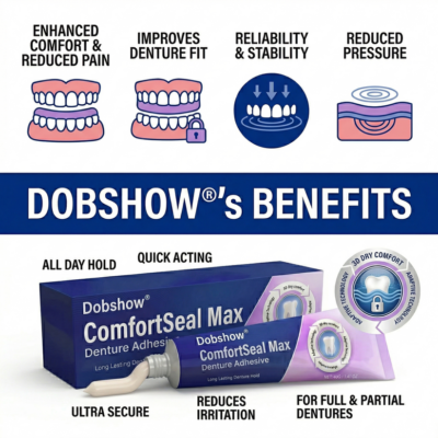 Dobshow® ComfortSeal Max Denture Adhesive