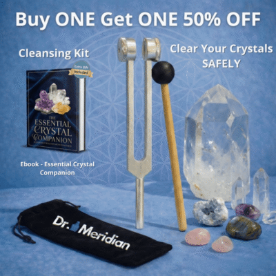 Dr. Meridian contact-free crystal cleansing tuning fork