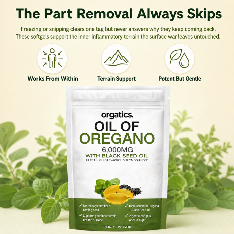 Orgatics Oregano & Black Seed Oil with 165 mg carvacrol
