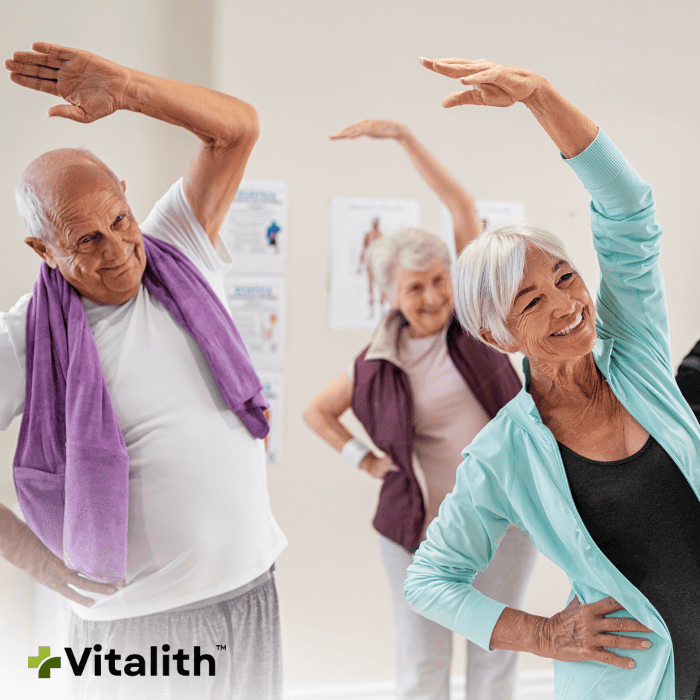 Vitalith™ capsule serving with water