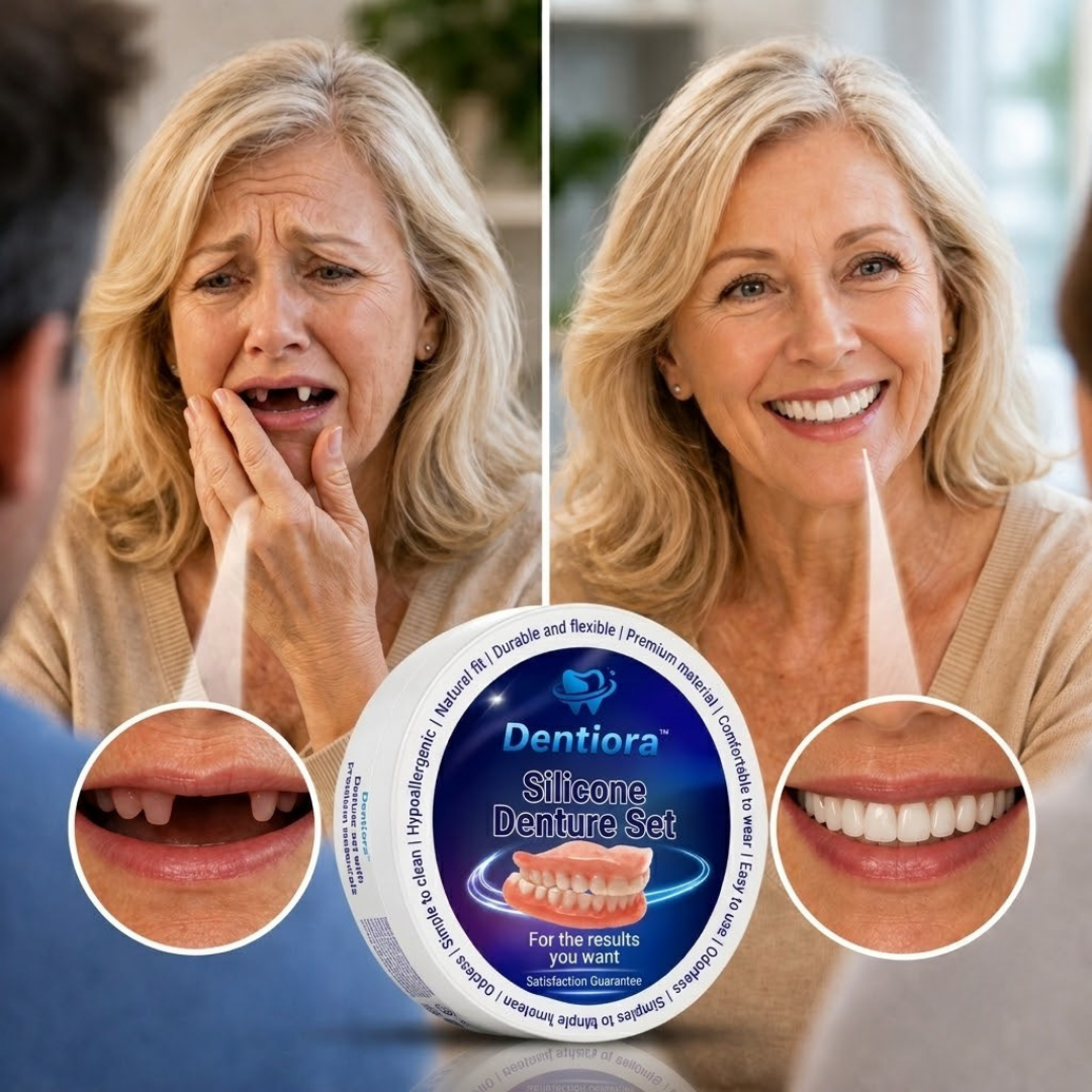 Dentiora™ tooth replacement for eating and everyday use