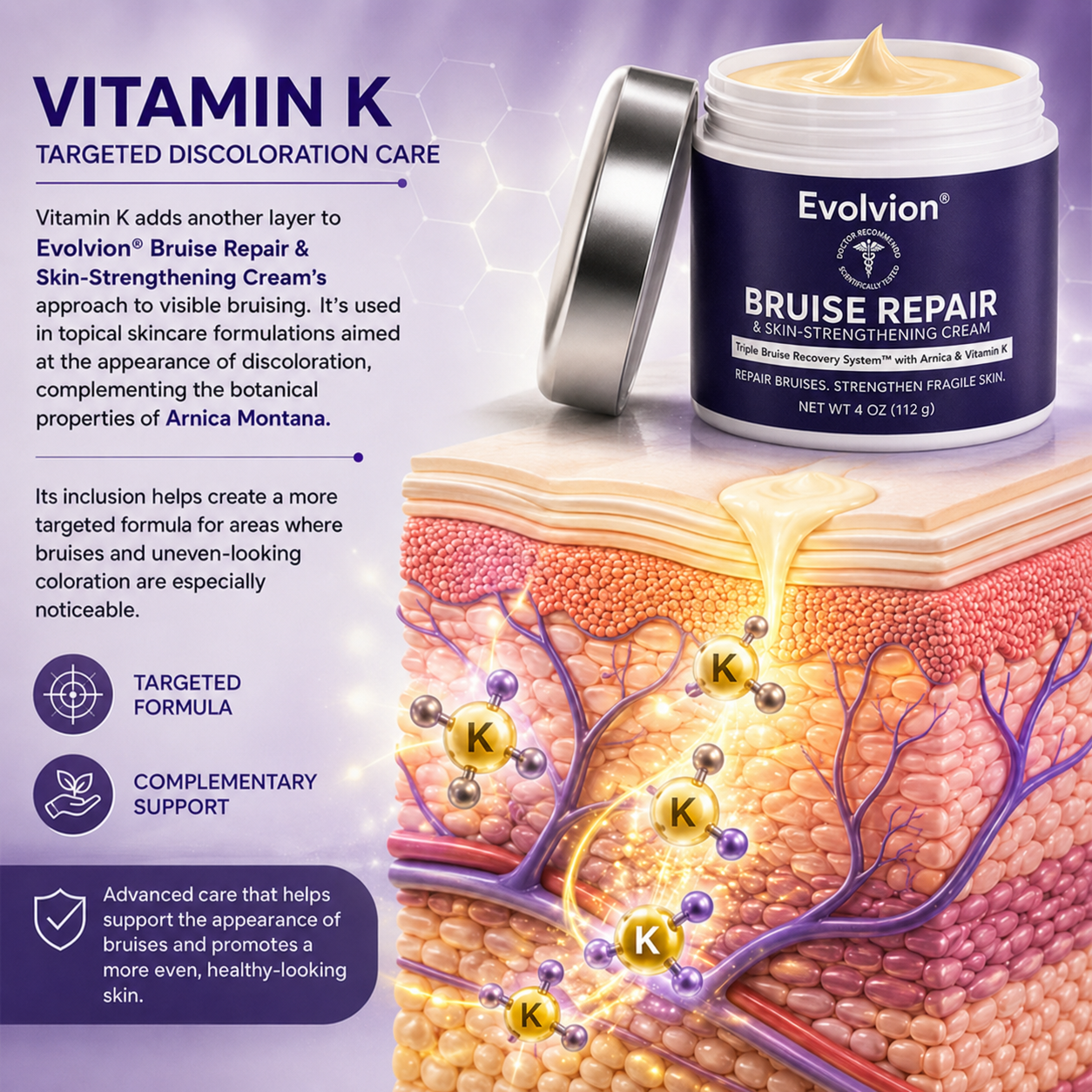 Evolvion Bruise Repair & Skin-Strengthening Cream