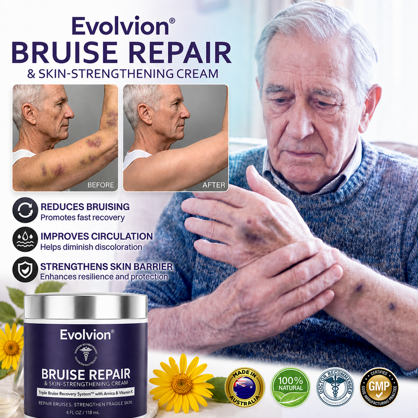 Evolvion topical cream for bruise-prone and delicate skin