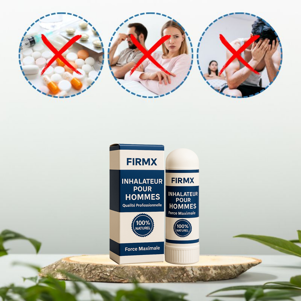 FirmX inhalateur masculin à base de plantes