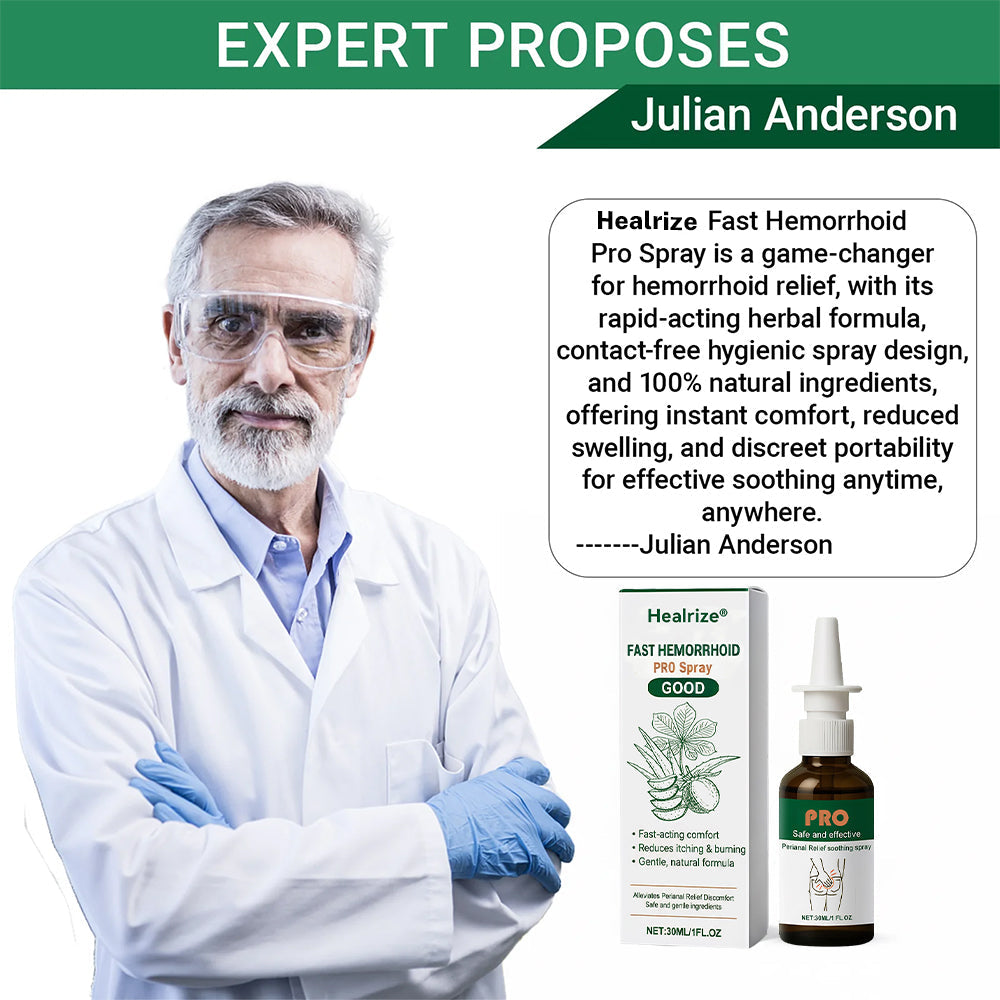 Healrize® Fast Hemorrhoid PRO Spray fine-mist pump