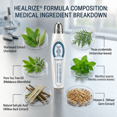 Healrize rollerball pen for targeted skin tag and dark spot care