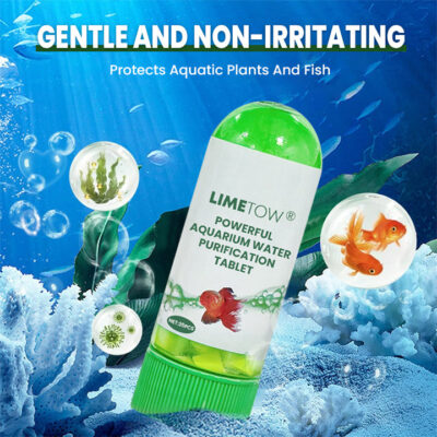 LIMETOW® fish tank water purification tablet for simple aquarium maintenance