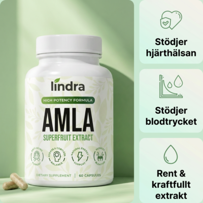 Lindra dagliga kapslar med kliniskt doserat amla-extrakt