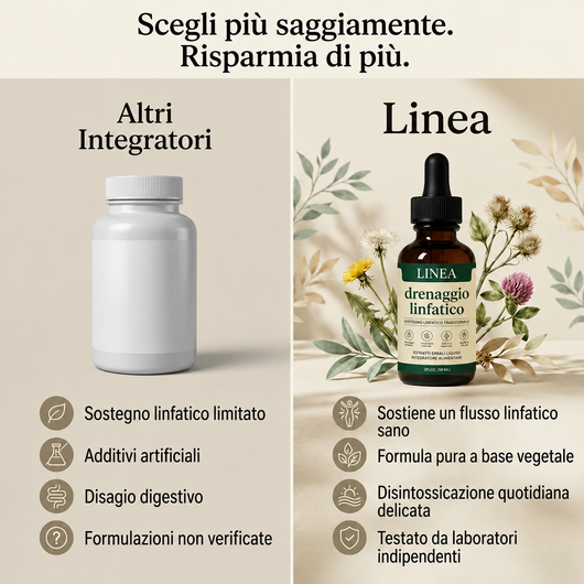 Linea formula vegetale per favorire l'eliminazione dei liquidi