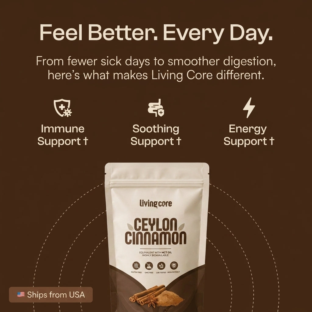 LivingCore Organic Ceylon Cinnamon Powder
