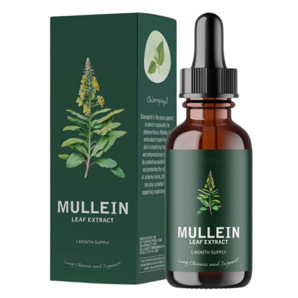 LungPure™ Lungerensende Dråper med mullein, hyllebær, quercetin og dendrobium