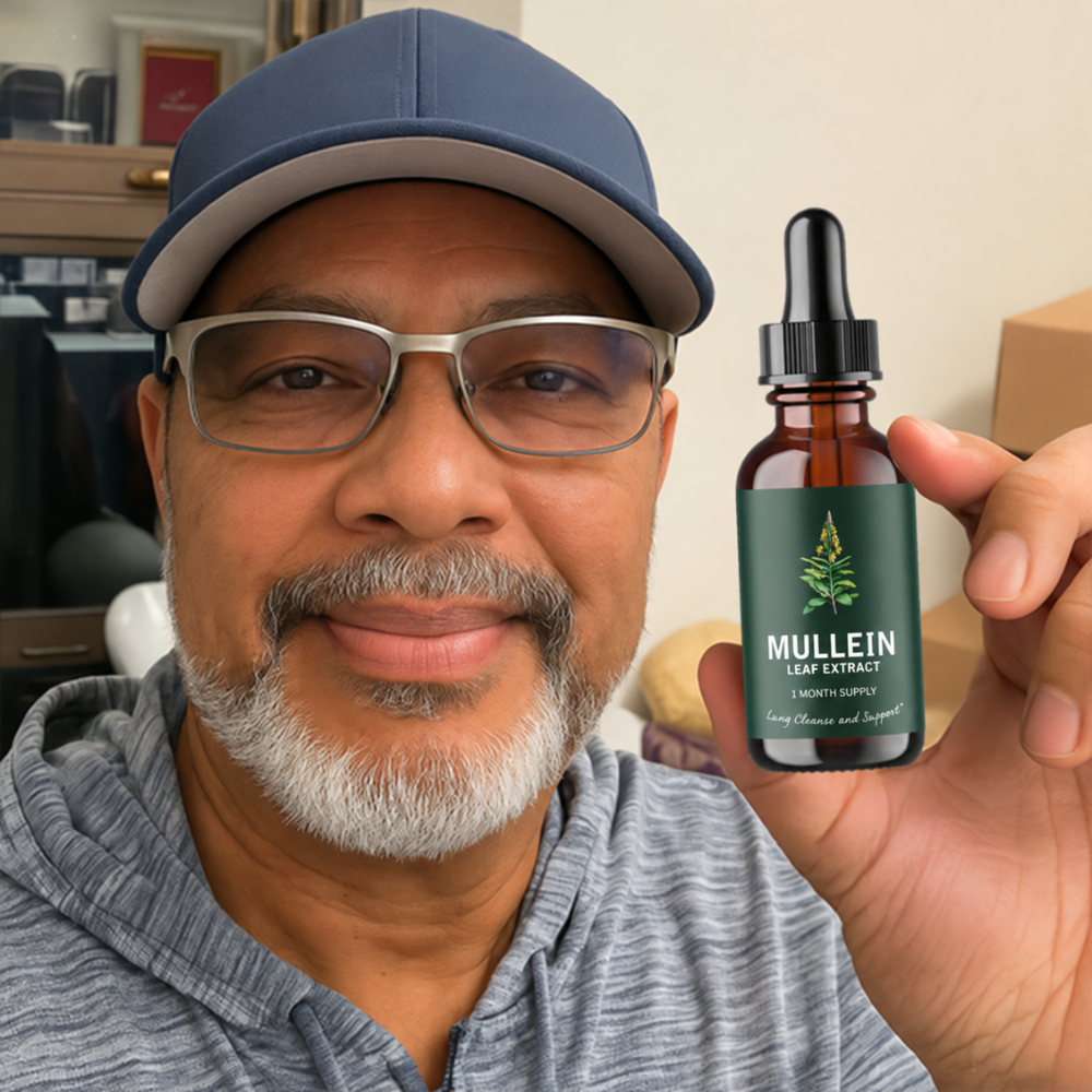 LungPure™ naturlige dråper med filtkongslys for daglig luftveisstøtte