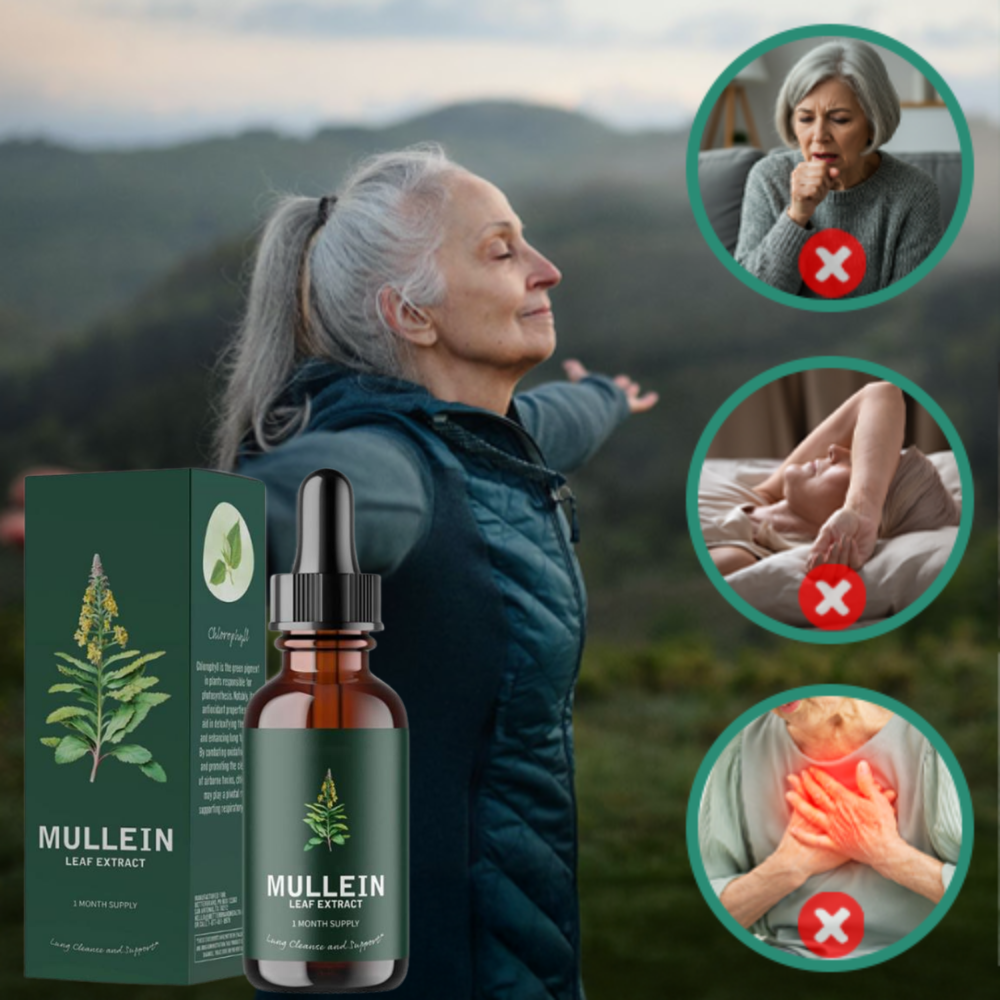 LungPure™ dråper med filtkongslys som sentral botanisk ingrediens