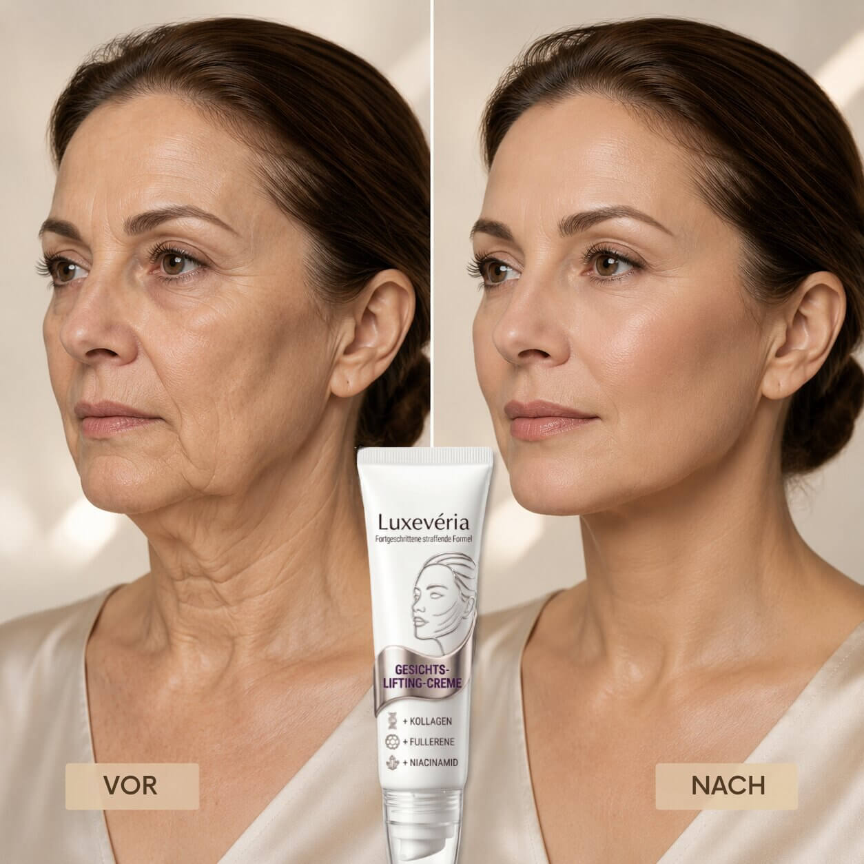 Luxevéria Reshape Hautpflege mit Strengthening-Peptide-Komplex