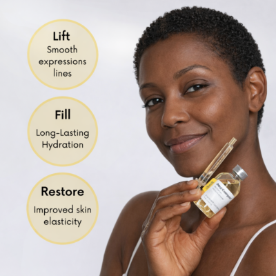Navaro™ Collagen Peptide Lifting Ampoule with thread-infused peptide formula