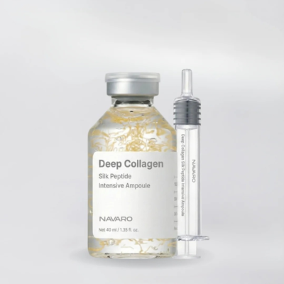 Navaro™ peptide treatment with suspended threads that melt during application