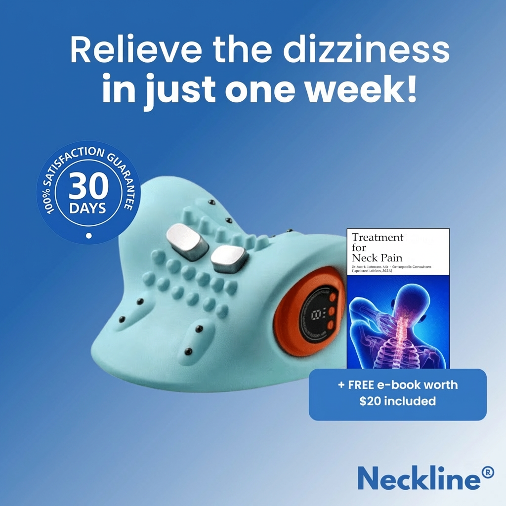 Neckline® 4-in-1 Massager with EMS, heat, massage and cervical traction