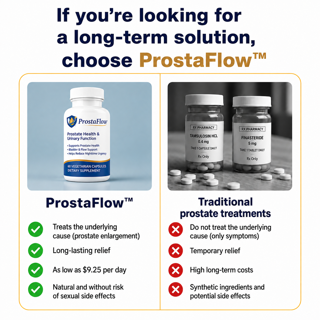 ProstaFlow™ botanical prostate support capsules