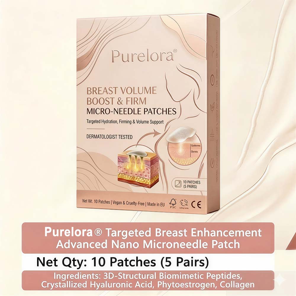 Purelora® bust care patch with 3D-Structural Biomimetic Peptides