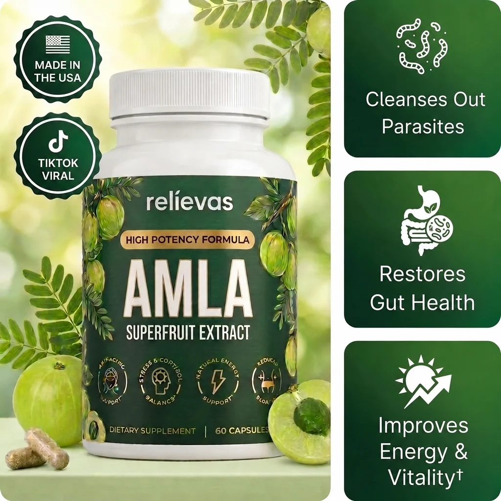 Relievas Organic Amla Superfruit Capsules