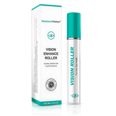 RestoreVision roll-on applicator for daily eye-area care