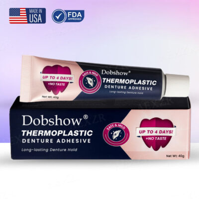 Dobshow® Thermoplastic Denture Adhesive flexible liner after cooling
