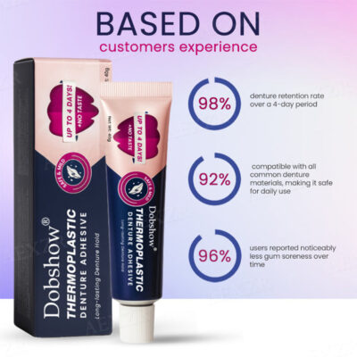 Dobshow® Thermoplastic Denture Adhesive zinc-free formula