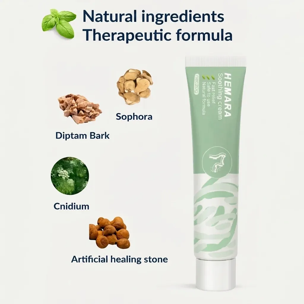 Hemara Herbal Haemorrhoid Cream with Borneol