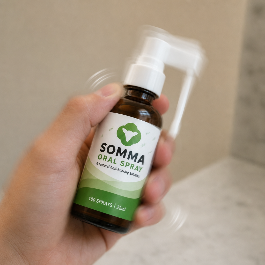 Somma anti-snoring oral spray with extended nozzle