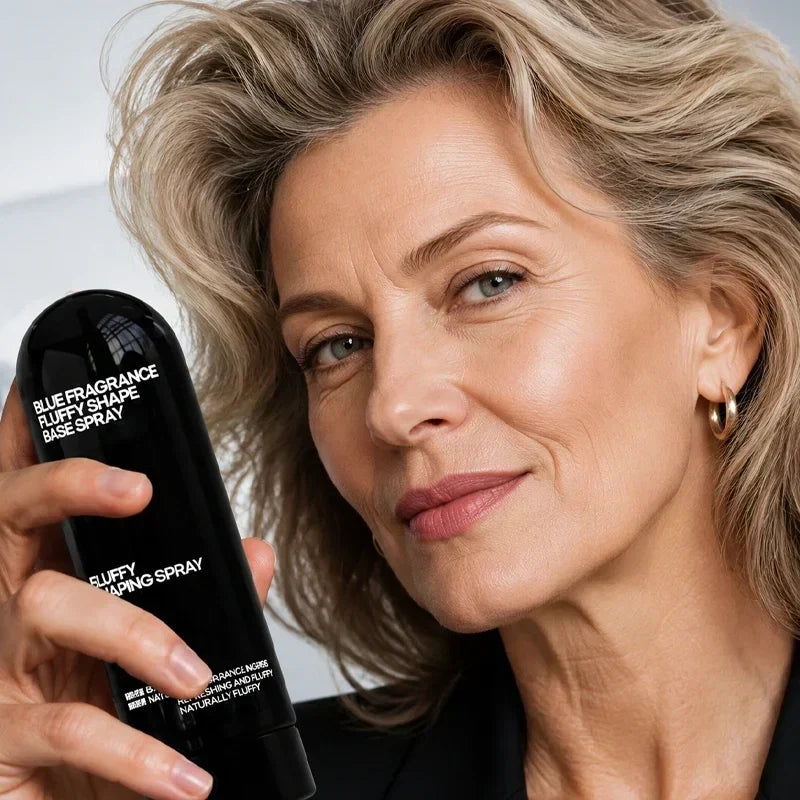 Volumizing root spray with fresh fruity scent