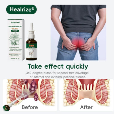 Healrize® Fast Hemorrhoid PRO Spray with aloe vera and horse chestnut