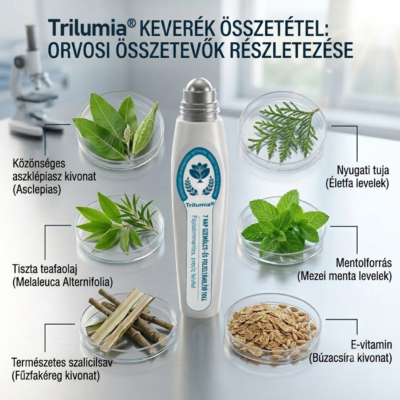 Trilumia precíziós görgős toll bőrkinövések célzott ápolására