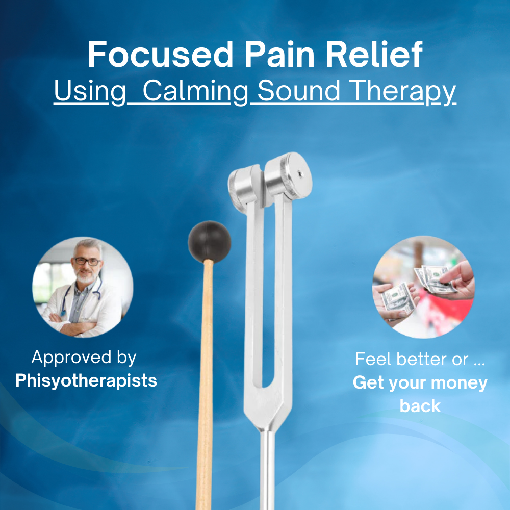 Zerenda 128Hz therapy tuning fork made from aluminium alloy