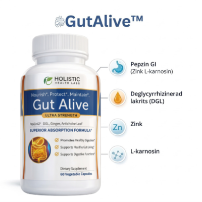 Gut Alive™ med ingefärsrotsextrakt
