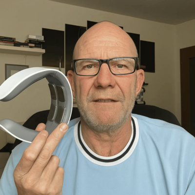 Nexiva™ electrical neck massage device with warming