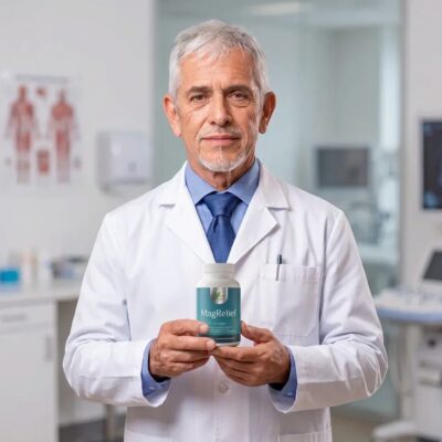 MagRelief™ antacid label identifying the product and its directions
