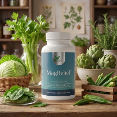 1. MagRelief™ Mineral Antacid packaging with an expiry date to check before opening