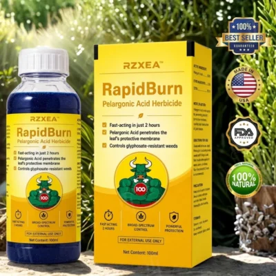 RZXEA RapidBurn non-selective contact herbicide for unwanted foliage