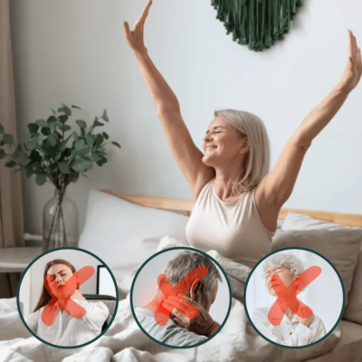 Nexiva™ neck massage device with stated 42°C warmth
