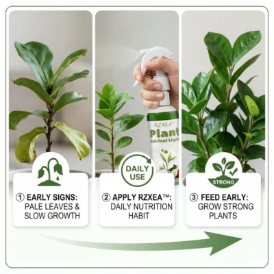 RZXEA plant nutrient solution containing nitrogen, phosphorus and potassium