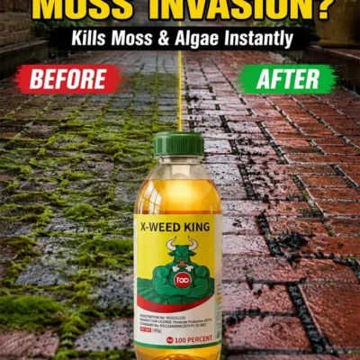 X-Weed-King Screw-Cap Weed Killer Bottle