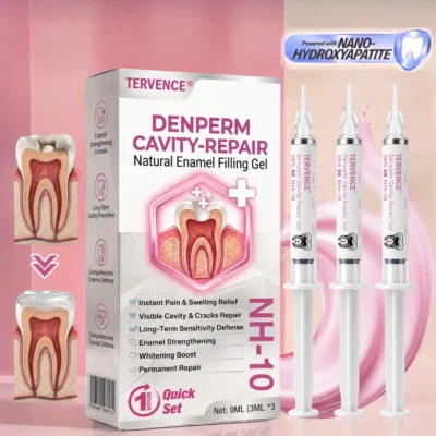 TERVENCE® DenPerm application after brushing, flossing and rinsing with water