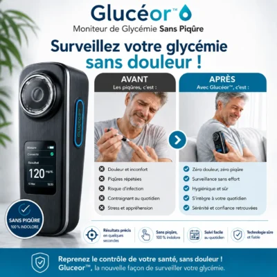 Glucéor appareil dont la dénomination ne confirme pas une application connectée