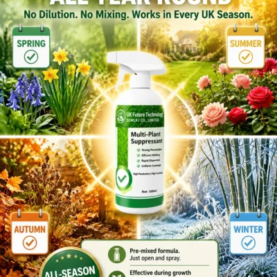 White Trigger Bottle Multi-Plant Suppressant